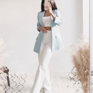 NWT ZARA STRAIGHT CUT BLAZER SIZE S🔥